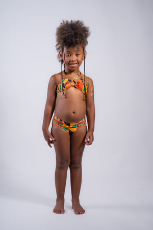 Kenty - Maillot de bain 2 pièces pour enfant - Wax africain