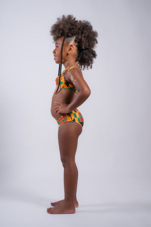 Kenty - Maillot de bain 2 pièces pour enfant - Wax africain