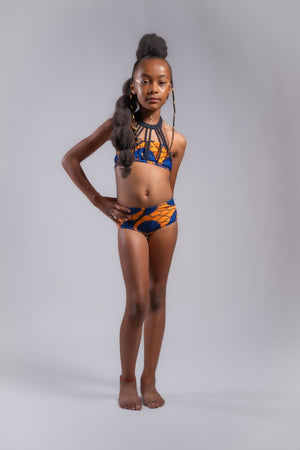 Ouvrir l&#39;image dans le diaporama, Tijani - Maillot de bain 2 pièces pour enfant - Wax africain
