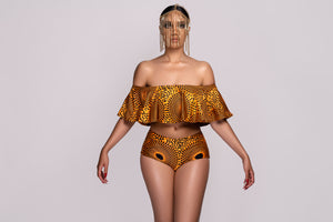 Sunshine - Maillot de bain 2 pièces - Wax africain